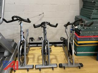 (4) Vision Fitness Bikes